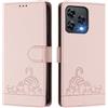 MOJIA Cover per Cubot A40, Custodia Portafoglio in Pelle PU Premium, Custodia a Libro per Telefono con Porta Carte Con Funzione Antifurto RFID. Viola