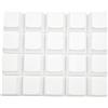 BoaJAJUHU Profilo OEM Blank Tasti Blank PBT Colori Misti 1U R4 Tasti per Interruttore MX Tastiera Meccanica (Bianco, 20 pezzi)