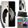 Haninsuze Cover per iPhone 15, ala | Pelle PU Portafoglio, Porta Carte, Magnetica, Libro, Antiurto Custodia