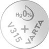 VARTA V315, SR67, SR716SW, 315, 315101111, Batteroa a Bottone, Ossido D'Argento, 1,55 Volts, Diametro 7,9 mm, Altezza 1,65 mm, Confezione 1 Pila