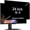 RanBluu 24 Pollici Filtro Privacy Premium, Filtro Privacy Premium & Filtro Anti Luce Blu, Rimovibile Pellicola de Protezione per Filtro Monitor/Laptop Computer (24 pollici 16:9)