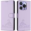 MOJIA Cover per Oukitel C69 / C69 Pro, Custodia Portafoglio in Pelle PU Premium, Custodia a Libro per Telefono con Porta Carte Con Funzione Antifurto RFID. Viola