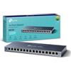 TP-Link 16-Port Desktop Gigabit Ethernet Switch/Hub, Ethernet Splitter, Plug & Play, no configuration required, Steel Case(TL-SG116), Grey