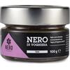 NERO FERMENTO Sale Marino all'Aglio Nero Fermentato 100g, Condimento Gourmet Altamente Digeribile Gusto Umami, Ideale per Primi Piatti e Barbecue, Vasetto Salva Freschezza, Made in Italy