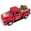 Teeloray Decorazione Autunnale di Mele, Decorazioni per Vassoi per le Vacanze Camion Vintage in Metallo Rosso con Mini Mele Finte, Decorazioni per la Tavola della Cucina, Festa di Ritorno a Scuola Regali