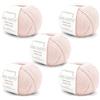 Kalapanta 5 Gomitoli 100% Cashmere Lana Gatto Prestige Linea Luxury per lavoro a maglia e uncinetto, 125 gr. 375 mt (Rosa - 10054, 5)
