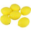 HO-SFSM 6 pezzi Limoni Artificiali, Artificiale Giallo Limone, Frutta finta, per la Cucina Decorazione da Tavolo Ghirlanda Oggetti di Scena Fotografico