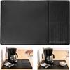 Valyrane 2 Pezzi Tappetino Cucina in Silicone | Tappetino Macchina da Caffè + Scolapiatti, 60x40cm Nero Assorbente, Accessori Cucina Pratici per Angolo Caffè