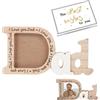 LDBKLGHJ Cornice portafoto con scritta in inglese Dad, idea regalo per papà, con scritta I Love You Dad, regalo di Natale, compleanno, memorabile, regalo per papà, per esprimere il tuo amore con un ricordo