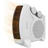 Cecotec Riscaldatore elettrico a basso consumo ReadyWarm 2000 Max Dual White. Termoventilatore da 2000 W, oscillazione a 65°, 3 modalità, termostato regolabile, area di copertura 20 m2, bianco
