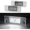 BOOMBOOST 2 luci per targa a 18 LED, compatibili con Audi A4 B5 A3 8L S5 B5 A3 S3 A4 S4