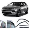 AC WOW 4x deflettori d'aria per Jeep COMPASS 2016 2017 2018 2019 2020 2021 2022 2023 2024 2025 2026 parasole/parabrezza/paragoccia