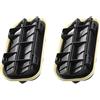 VHEUHZ Paraurti posteriore con griglia di ventilazione compatibile con Mercedes Benz W117 C117 X117 CLA X156 GLA classe A W169 W176 B W245 A1768302700 (2 pezzi)