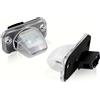 TitanAuto 2 Luce LED per Targa CANBUS Senza Errori Compatible For VW Impermeabile | Lampada Targa LED Compatible For VW T4 90~03, Transporter Syncro 1993~2004, Candy 04~, Compatible For Jetta/Syncro 05~
