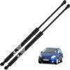 WateryWave 2X Ammortizzatori Posteriori per Fiat per #51778432, 51702090 | 350N per Fiat Grande Punto 199 2005-2012 per Fiat Punto 199 2008-2012 per Fiat Punto Evo 199 2006-2013 Molle a Gas
