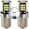 MCK Auto - Sostituzione per P21W BA15s 1156 LED CanBus Set di lampadine bianche molto chiare e senza errori compatibili con F20 F30