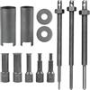 PORFOYO Estrattore cuscinetto interno con 5 misure clip aperte, estrattore cuscinetto interno moto 9 - 23 mm estrattore cuscinetto ruota moto estrattore cuscinetto interno set di attrezzi estrattore