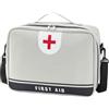 FYting Porta Medicine da Viaggio 12L,Kit Pronto Soccorso XL,Cassetta Pronto Soccorso Vuota,con Tracolla a Tracolla,Impermeabile, per Casa, Scuola, Viaggi, Campeggio, Escursioni (Rosso)