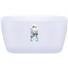 Elho Brussels Orchid Duo 25 - Vaso per Orchidee - Interno - 100% Plastica Riciclata - Ø 24.8 x H 12.0 cm - Trasparente/Transparent