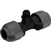 Gardena Raccordo a T per sistema pop-up per filetto esterno: Raccordo per il collegamento dell'irrigatore pop-up, 25 mm 1/2 pollice, Quick&Easy (2786-20)