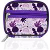 Serfeymi Portapillole settimanale da viaggio, portapillole da borsa con portapillole rimovibile da 7 giorni, elegante organizer da viaggio per medicinali, vitamine, integratori - Viola 02