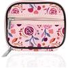 Serfeymi Portapillole settimanale da viaggio, portapillole da borsa con portapillole rimovibile da 7 giorni, elegante organizer da viaggio per medicinali, vitamine, integratori - Rosa 01