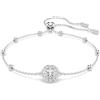 Swarovski Bracciale Una Angelic, Taglia rotonda, Bianco, Bagno rodio