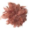 Baesics Spilla con Piuma - Donna Spilla con Piume di Struzzo Soffici Stile Vintage Accessorio per Cappello Sposa Matrimonio Festa Carnevale Fermaglio per Capelli Fascinator per Blazer Vestito Giacca