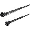 KXVXXV 2 chiavi a cricchetto per ponteggi, 10 x 13 mm + 17 x 19 mm, chiavi a cricchetto 10 13 17 19 set di chiavi ad anello a cricchetto per ponteggi