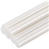 QUARKZMAN 6Pz Mini Bastoncini a Caldo di EVA per Pistola Colla a Caldo 11mm x 100mm Colla Stick Grandi, Bianco Metallizzato