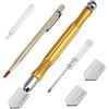 MengH-SHOP Set Di Utensili Da Taglio Per Vetro Penna Con Lame Cacciavite Intaglio Contagocce 2- 6 Pezzi, 20 Mm