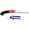 DUE BUOI KIT GIARDINAGGIO FORBICE MANICO ALLUMINIO T22 - SEGHETTO PIEGHEVOLE RS180/18