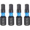 QUARKZMAN 4Pz H3/16 Inserti per Avvitatore Esagonale 1/4 Gambo Esagonale 25mm/1 Lunghezza Punte per Cacciavite Magnetico Esagonali in Acciaio S2 per Trapano Elettrico Qualità