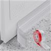 MARICATO 2 Pezzi Paraspifferi Porta Blindata, Guarnizione Sottoporta in Gomma, Paraspifferi Sottoporta Premium Ideale anche per Protezione da Suoni, Freddo,Antipolvere e Anti Bug (5x200cm Trasparente)