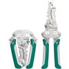 CFEWV 1 Pezzi Pinza Multiuso, 18 In 1 Pinza Spelafili Elettricista Pieghevole, Attrezzi Elettricista Professionali, Crimpatrice Per Installazioni Elettriche (Verde)