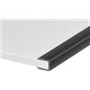 Protalwell Profilo in gomma, protezione per bordi autoadesiva a forma di U, protezione flessibile per bordi di specchi, vetro e compensato, dimensioni 8 mm, lunghezza 3 m