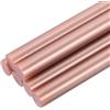 QUARKZMAN 6Pz Mini Bastoncini a Caldo di EVA per Pistola Colla a Caldo 11mm x 100mm Colla Stick Grandi, Rosa Oro
