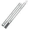 LOOTICH Push to Open Spingere per Aprire Guide a Rimbalzo per Cassetti con Cuscinetti a Sfera 550 mm Totale Telescopiche Guida con Apertura a Pressa per Cassetto Capacità Carico 35kg (1 Paio)