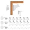 Vexaflow Blocca Cassetti per Bambini, Blocco di Sicurezza Magnetico per Bambini, 3 Chiavi, 12 Serrature, Protezione per Armadietto e Cassetto Domestico, Installazione con Adesivo Senza Trapano