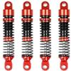 KEEDA 4 ammortizzatori filettati per auto crawler TRX4M TRX4MT K10 F150 1/12 crawler parti (rosso, 53 mm)