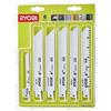 Ryobi Sega Universale a Lama Mista, Argento, Set da 6