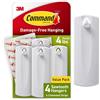 Command, ganci per foto, colore bianco, PH040-4NA