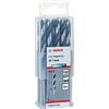 Bosch Accessories 2608577238 HSS PointTeQ (7 x 69 x 109 mm) - Set da 10 Pezzi di Punte Elicoidali per Trapano per Metallo, Acciaio, Fusione o Plastica, Grigio (Argento), Ø 7 mm