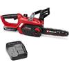 Einhell sega a catena GE-LC 18/25-1 Li Kit (1x2,5Ah) Power X-Change (18 V, lungh. taglio 23 cm, vel. catena 4,5 m/s, lubrificazione autom. della catena, include batteria, caricabatterie)