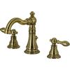 Kingston Brass FSC19733ACL Rubinetto per lavabo da 20,3 cm con Pop-up, Ottone Vintage, 5-1/8 Inch in Spout Reach