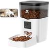 IMIPAW Distributore Automatico Cibo Gatti 5G WiFi con Telecamera, 1080P HD, Tecnologia Anti Intasamento, Dispenser Automatico Cibo per Animali con Controllo APP (Bianco, 3L)