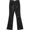 VERO MODA Vmflash Mr Flared Coated Pants Noos Jeans, Nero, (XL) W x 30L Donna
