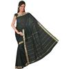 Trendofindia Arcobaleno Bollywood Sari dell'abito Oriente India (Nero)