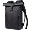 Yooler Rolltop - Zaino da uomo, 31 l, impermeabile, con scomparto per laptop, zaino da viaggio, per scuola, ciclismo, tempo libero, business, sport, colore nero