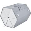 CHENKEE Scatola Portaoggetti Occhiali da Sole, Scatola Portaoggetti Occhiali 6 Scomparti Organizzatore per Occhiali Sole Custodia Occhiali in Pelle Occhiali Organizer da Viaggio (Marrone)